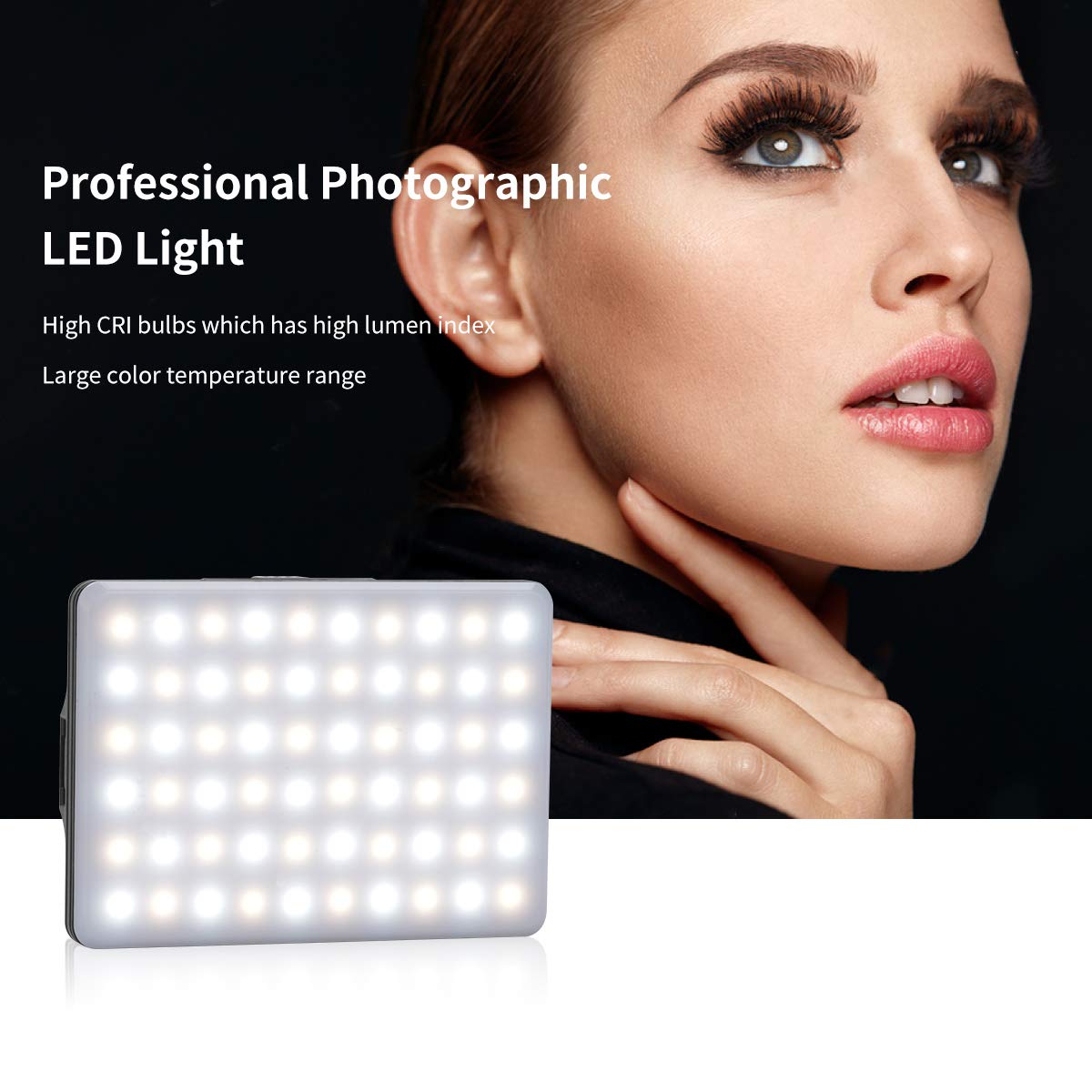 Ring Light 60 LED, 3200-5600K, 3 Modos de Iluminação
