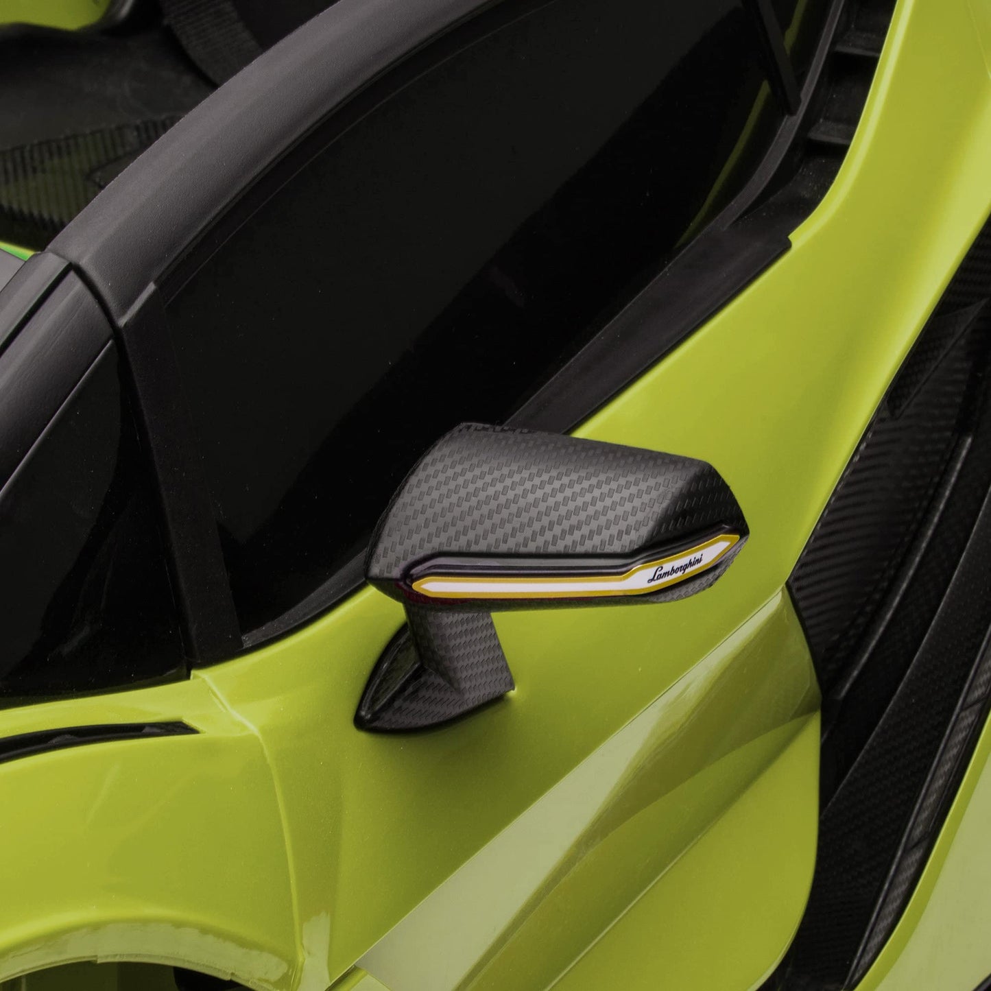 Carro Elétrico Lamborghini SIAN 12V para Crianças +3 Anos, com Controlo Remoto, Música MP3, Portas Abertas e Faróis