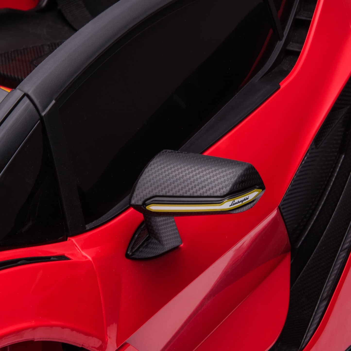 Carro Elétrico Lamborghini SIAN 12V para Crianças +3 Anos, com Controlo Remoto, Música MP3, Portas Abertas e Faróis