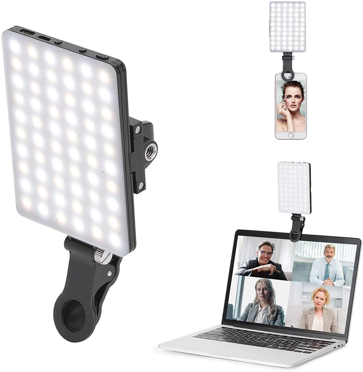 Ring Light 60 LED, 3200-5600K, 3 Modos de Iluminação